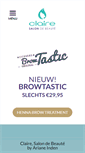 Mobile Screenshot of clairesalon.nl